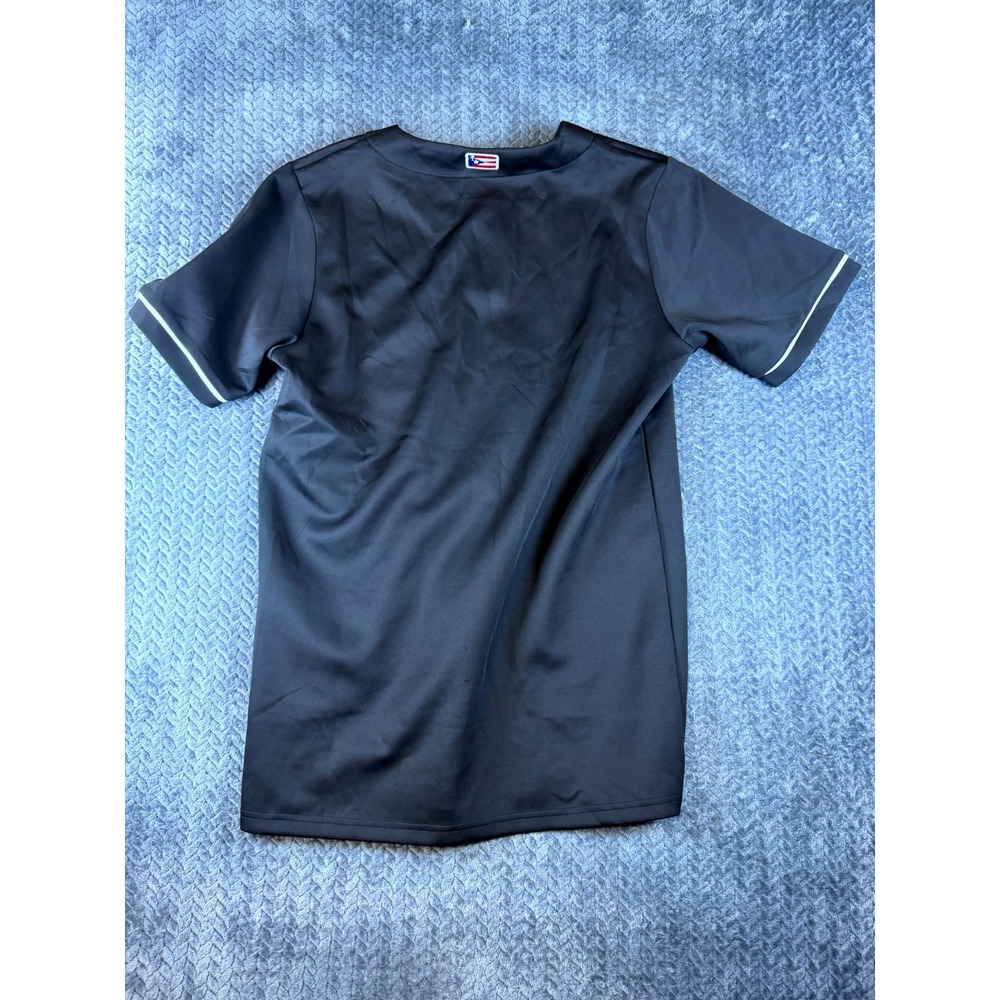 Cangrejeros De Santurce League Jersey Mens Medium Black Rondapro Baseball Logo - Picture 2 of 8